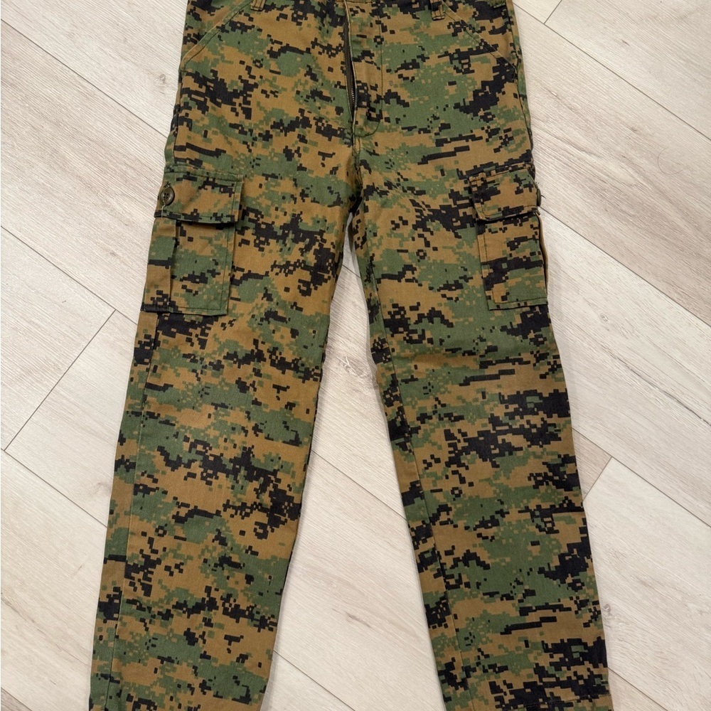 Rothco Kids Camo Cargo Pants - Green and Brown